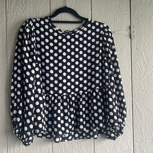Express polka dot top